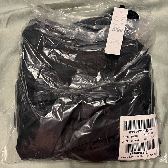 NWT J Crew Collection Fitted MIDI Dress in Stretch Satin - Black- Size 20 - Picture 5 of 7